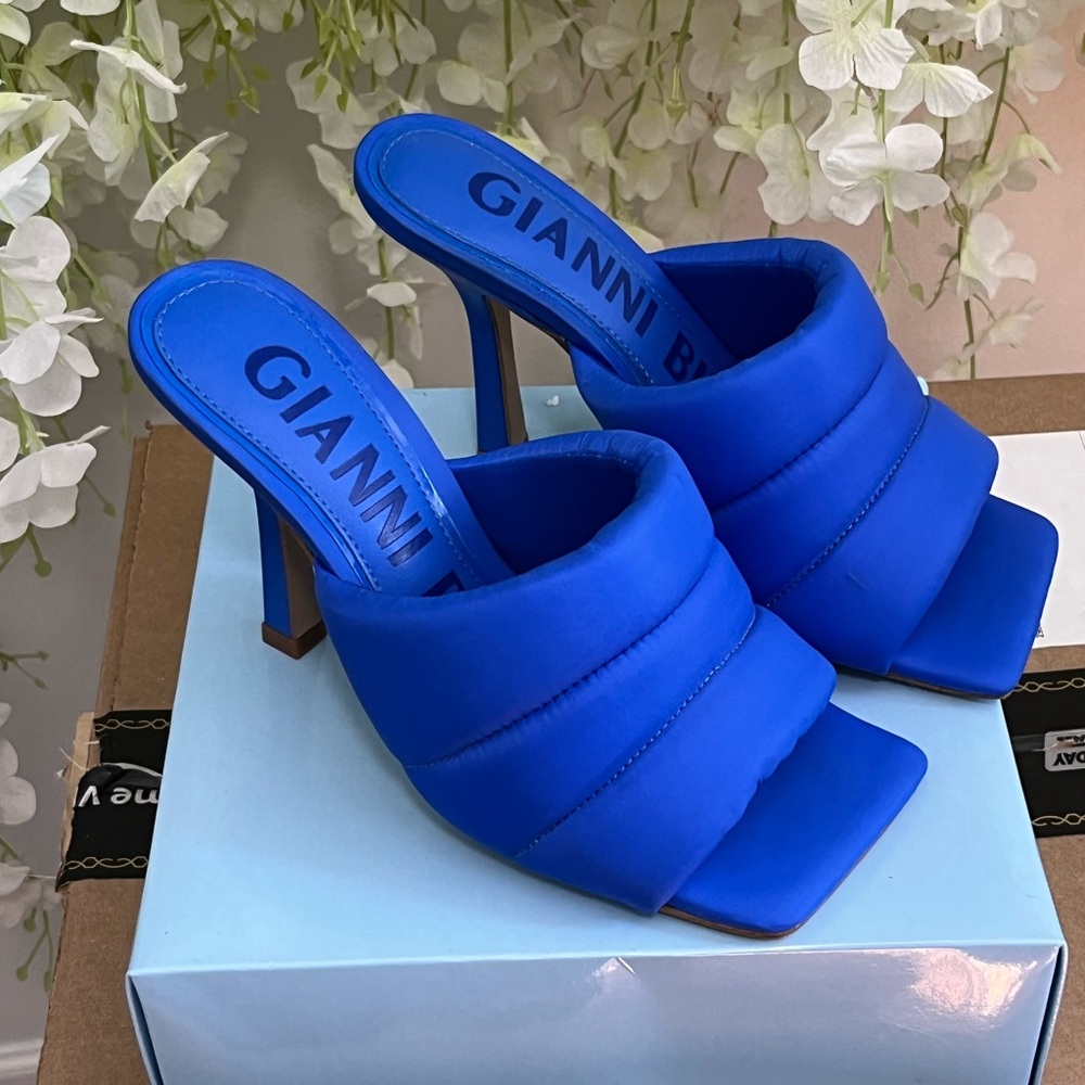 Pretty blue Gianni heels